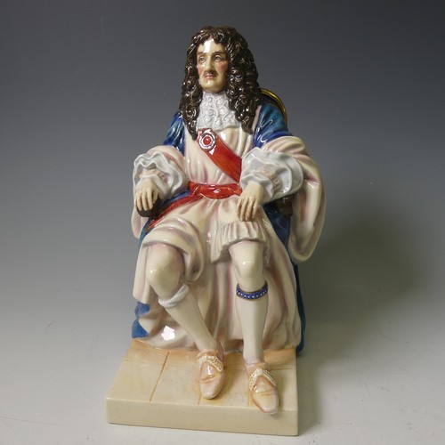 85 - A Royal Doulton limited edition figure of Charles II, from the Stuarts series, numbered HN3825, (/15... 