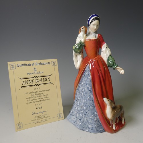 86 - A Royal Doulton limited edition figure of Catherine of Aragon, HN3233, (4362/9500), together with a ... 