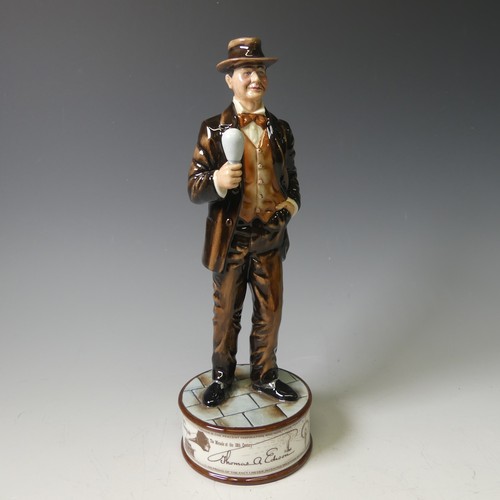 87 - A Royal Doulton limited edition figure of Thomas Edison, HN5128, (69/250) with box and certificate o... 