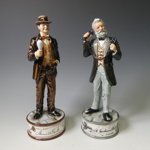 87 - A Royal Doulton limited edition figure of Thomas Edison, HN5128, (69/250) with box and certificate o... 