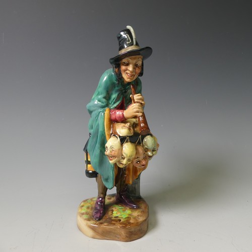 92 - A Royal Doulton Character figure of Punch and Judy Man, HN2765, together with Town Crier, HN2119, Go... 