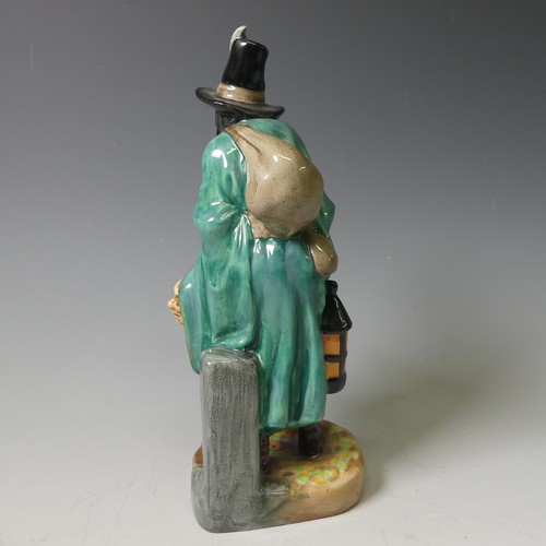 92 - A Royal Doulton Character figure of Punch and Judy Man, HN2765, together with Town Crier, HN2119, Go... 