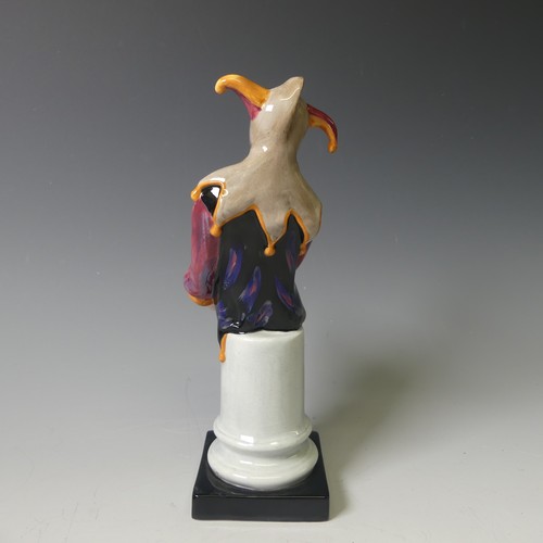 93 - A Royal Doulton Character figure of The Jester, HN2016, together with St George, HN2051, Fisherman, ... 