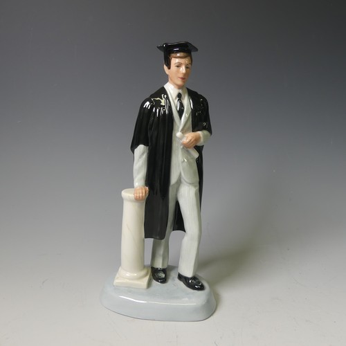 94 - A Royal Doulton Character figure of Graduation, HN5039, together with a Graduate, HN3017, both with ... 