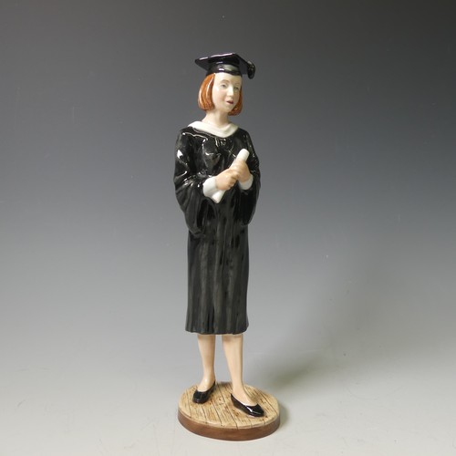 94 - A Royal Doulton Character figure of Graduation, HN5039, together with a Graduate, HN3017, both with ... 