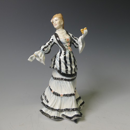 98 - A Royal Doulton limited edition figure of La Loge, (170/7500), together with Lise, HN3474, (72/7500)... 