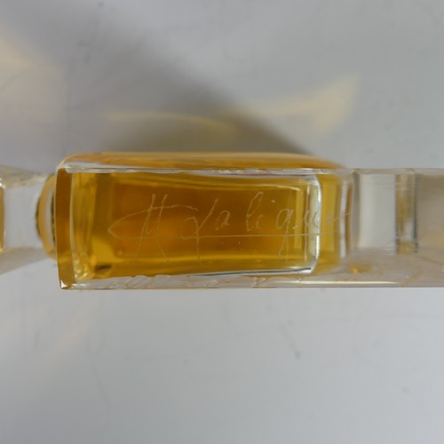 112 - A Lalique 'Chevrefeuille' glass Scent Bottle, marked 'Lalique France A.0744' one side of the bottle ... 