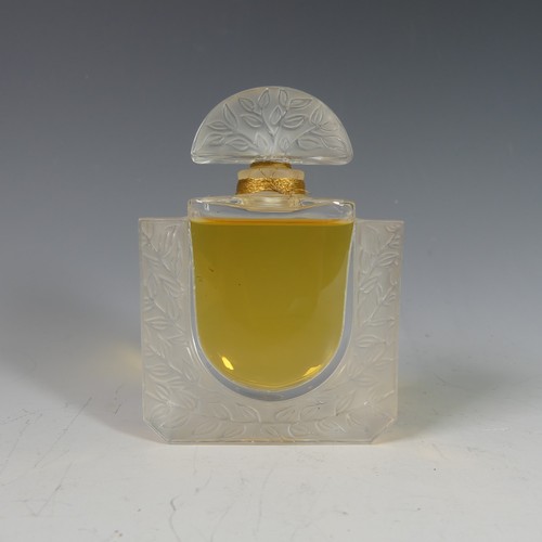 112 - A Lalique 'Chevrefeuille' glass Scent Bottle, marked 'Lalique France A.0744' one side of the bottle ... 