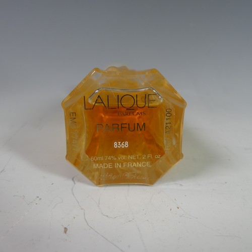 113 - A Lalique 'Les Muses' glass Scent Bottle, from the Flacon Collection, 1994, 60ml, numbered D0106 on ... 