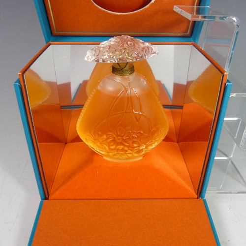 114 - A Lalique 'Jasmin' glass Scent Bottle, from the Flacon Collection, 1995, the base marked 'Lalique Fr... 