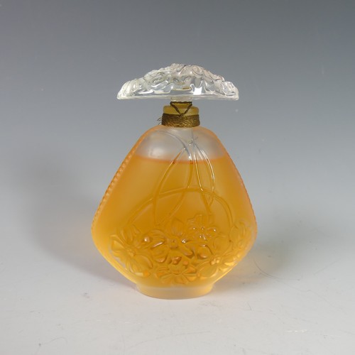 114 - A Lalique 'Jasmin' glass Scent Bottle, from the Flacon Collection, 1995, the base marked 'Lalique Fr... 