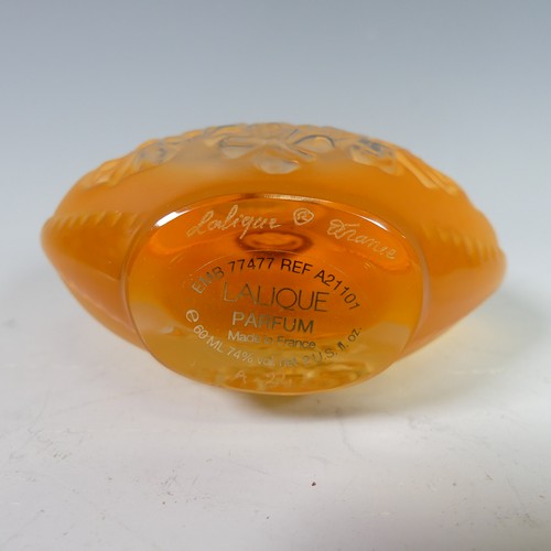 114 - A Lalique 'Jasmin' glass Scent Bottle, from the Flacon Collection, 1995, the base marked 'Lalique Fr... 