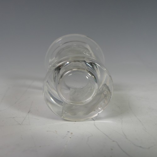 116 - A Lalique 'Les Enfants' Shot Glass, marked 'Lalique France' to base, 4.7cm high, together with a Nin... 