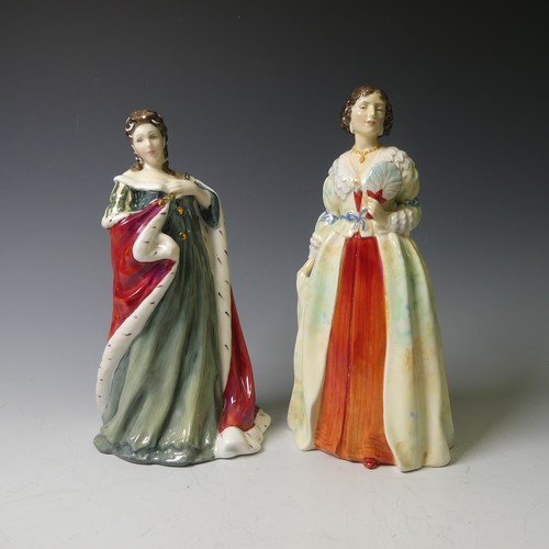 88 - A Royal Doulton limited edition figure of Queen Anne, HN3141 (3154/5000), together with Henrietta Ma... 