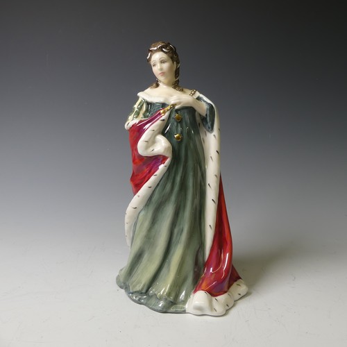 88 - A Royal Doulton limited edition figure of Queen Anne, HN3141 (3154/5000), together with Henrietta Ma... 