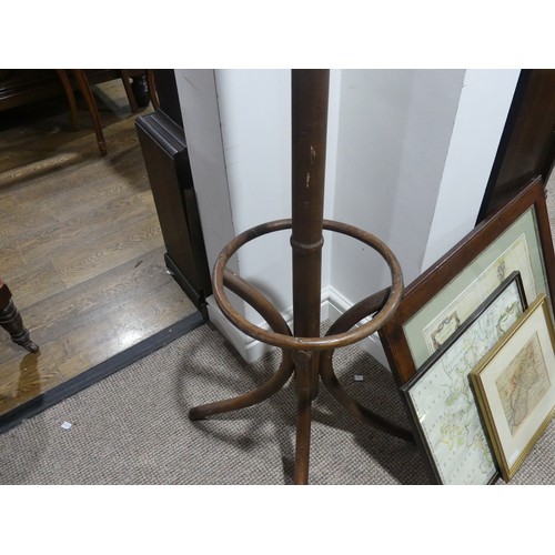 389 - A bentwood hat/coat Stand, 186cm.