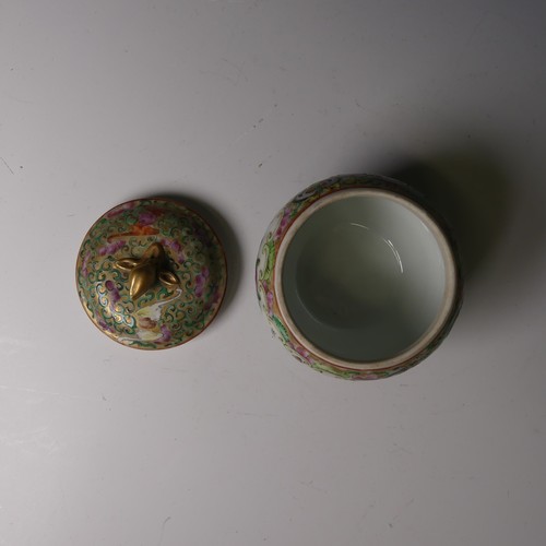 145 - An antique Chinese porcelain matched famille rose Tea Set, comprising three near matched Tea Cups an... 