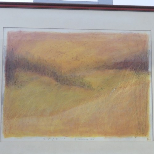 236 - 20th century school, Sedge and Sunset, watercolour, titled in pencil and signed 