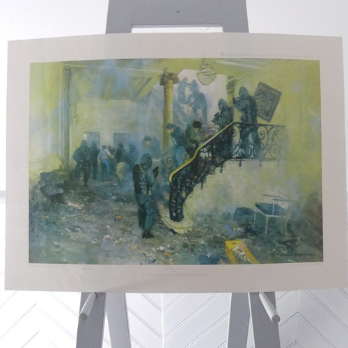 219 - After Terence Cuneo (British, 1907-1996), Five signed limited edition prints: The Tragedy of Ulster ... 