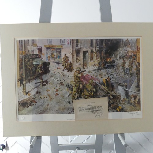 219 - After Terence Cuneo (British, 1907-1996), Five signed limited edition prints: The Tragedy of Ulster ... 