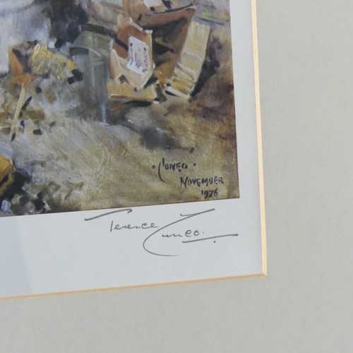 219 - After Terence Cuneo (British, 1907-1996), Five signed limited edition prints: The Tragedy of Ulster ... 