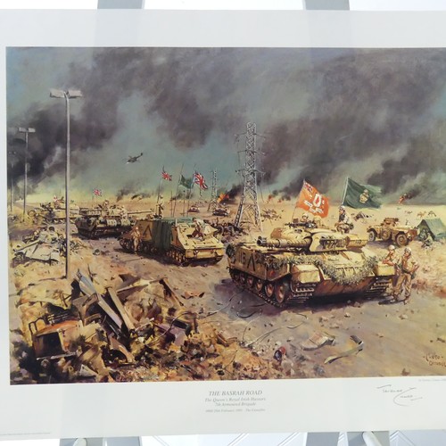 219 - After Terence Cuneo (British, 1907-1996), Five signed limited edition prints: The Tragedy of Ulster ... 