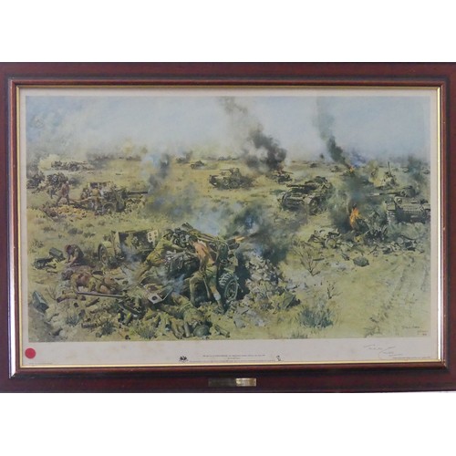 218 - After Terence Cuneo (British, 1907-1996), Three signed limited edition prints: The Battle of Knights... 