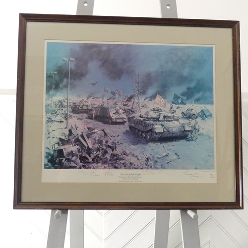 218 - After Terence Cuneo (British, 1907-1996), Three signed limited edition prints: The Battle of Knights... 