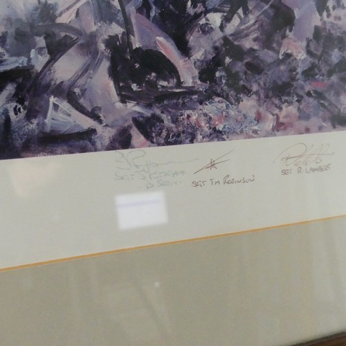 218 - After Terence Cuneo (British, 1907-1996), Three signed limited edition prints: The Battle of Knights... 