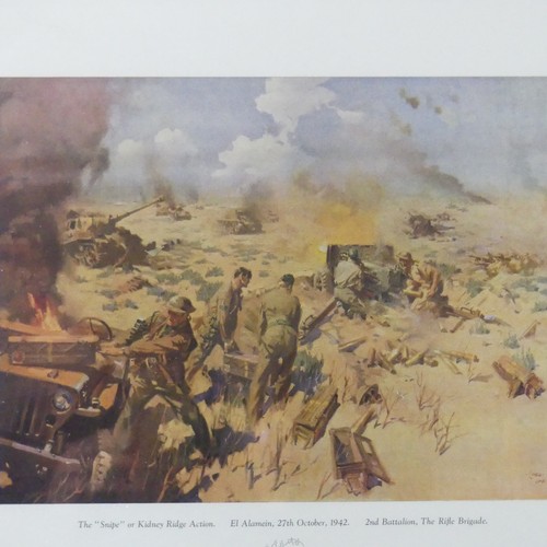 218 - After Terence Cuneo (British, 1907-1996), Three signed limited edition prints: The Battle of Knights... 