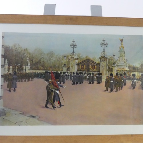 217 - After Terence Cuneo (British, 1907-1996), Four signed limited edition prints: Trooping the Colour, 2... 