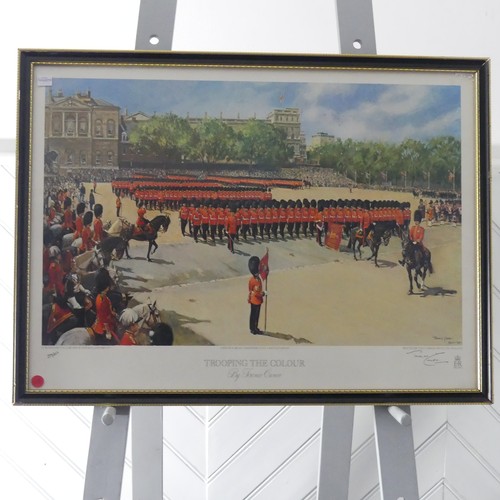 217 - After Terence Cuneo (British, 1907-1996), Four signed limited edition prints: Trooping the Colour, 2... 