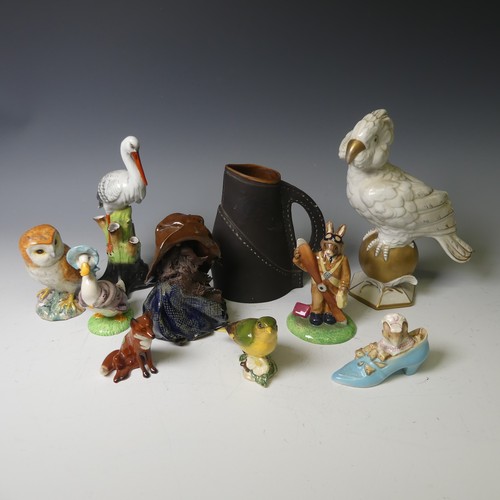 84 - A small quantity of Beswick Figures, including Jemima Puddleduck, The Old Woman who lived in a Show,... 