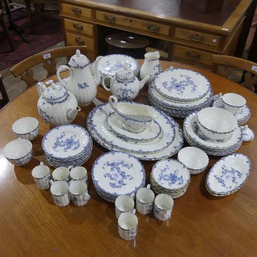 125 - A Royal Worcester porcelain 'Mansfield' pattern part Tea and Dinner service Service, (75)... 