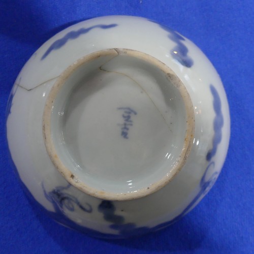 144 - A quantity of Chinese porcelain blue and white Tablewares, comprising ten near-matched plates, D 16c... 