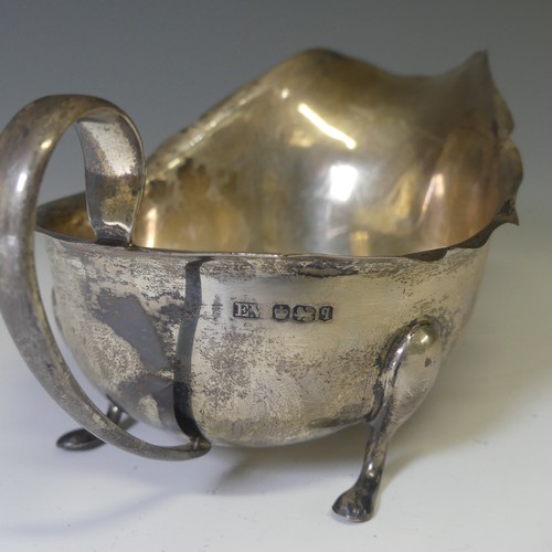 273 - A George V silver two handled Trophy Cup, hallmarked Birmingham 1935, in the Art Deco style, with la... 