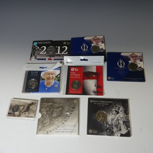 224 - Six fine silver (999) £20 Commemorative Coins; Sir Winston Churchill, Outbreak 2014, A Timeless Firs... 