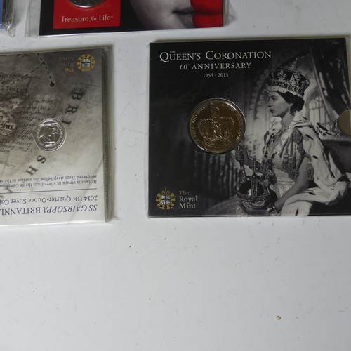 224 - Six fine silver (999) £20 Commemorative Coins; Sir Winston Churchill, Outbreak 2014, A Timeless Firs... 