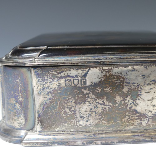 293 - A George V silver Box, by William Comyns & Sons, hallmarked London 1912, the hinged cover inset ... 