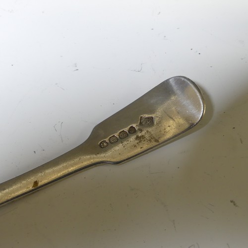 320 - An Elizabeth II silver Caddy Spoon, by Francis Howard Ltd., hallmarked Sheffield, 1988, with scallop... 