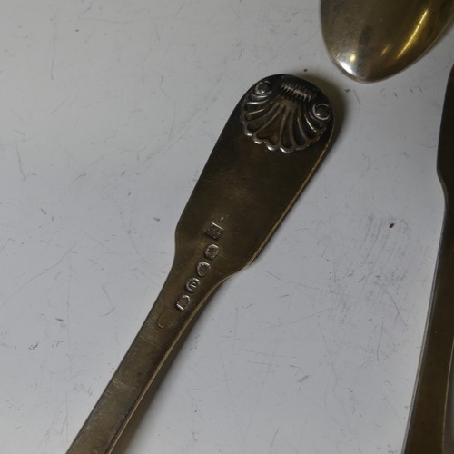 355 - A George IV silver Table Spoon, by William Eley I & William Fearn, hallmarked London, 1820, fidd... 