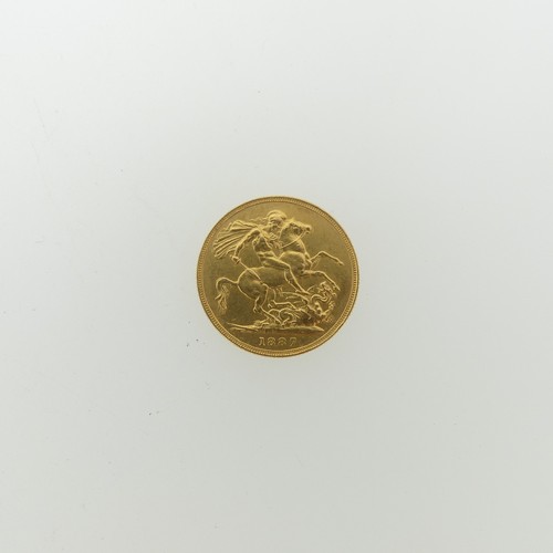 241 - A Victorian gold Sovereign, dated 1887.