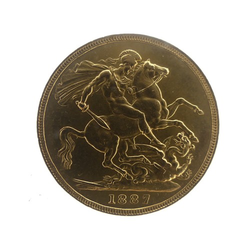 241 - A Victorian gold Sovereign, dated 1887.