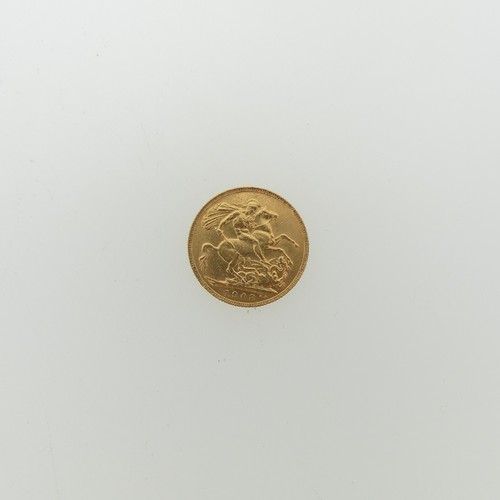 243 - An Edwardian gold Sovereign, dated 1908.