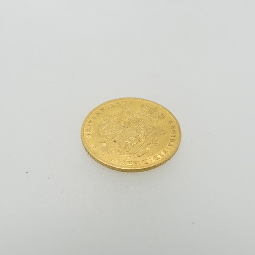 245 - A Victorian gold Half Sovereign, dated 1853, with shield reverse.