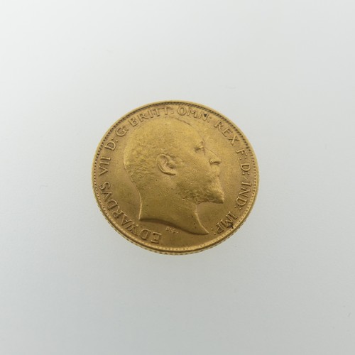 256 - An Edwardian gold Half Sovereign, dated 1909.