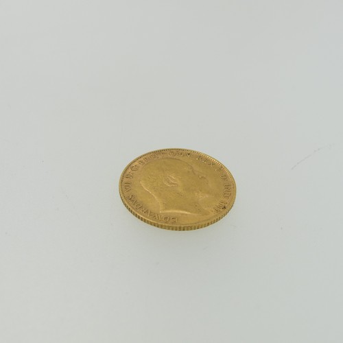 256 - An Edwardian gold Half Sovereign, dated 1909.