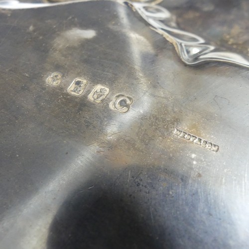 349 - A large George V Irish silver Two handled Tray, by West & Son, hallmarked Dublin 1918, of oval f... 