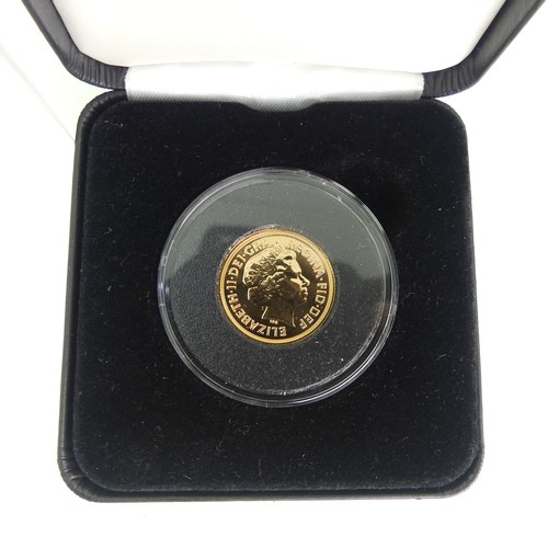 217 - An Elizabeth II gold Sovereign, dated 2014, in Jubilee Mint presentation case with certificate stati... 