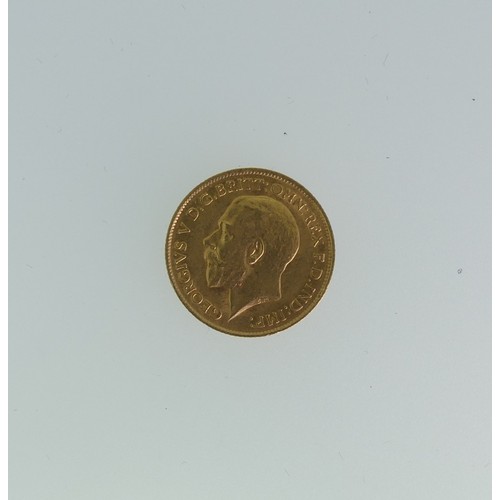 249 - A George V gold Half Sovereign, dated 1912.